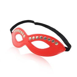 bondage stud open eye mask