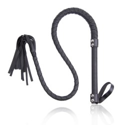 black single tail whip 120 cm 47 2 inch