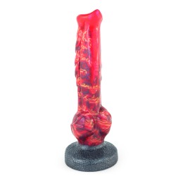 dragon color silicone dildo 05