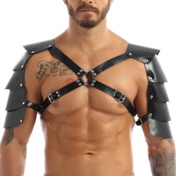 chest harness with shoulder armors