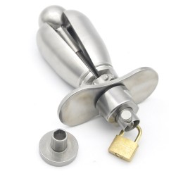 deluxe chastity anal plug